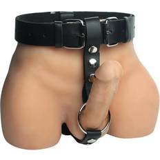 Male sex toy Strict Leather Male Butt Plug Harness