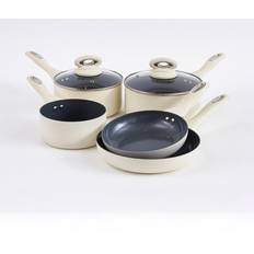 Cermalon Cermalon Matt Cream Cookware Set with lid