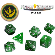 7 dice set (Green) Power Rangers RPG 7 Dice Set