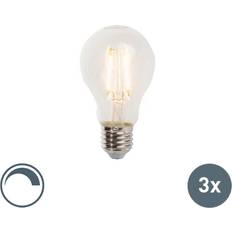 Luedd Set of 3 E27 LED A60 Clear Filament 5W 470LM 2700K