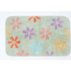 Yellow Non-Slip Bath Mats Homescapes Floral Multi Bath