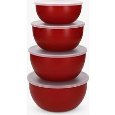 KitchenAid Keukenaccessoires KitchenAid Beslagkom Mengkom Core Keizerrood met Deksels 4 Stuks