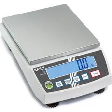 Digital wind Kern Precision scales, with ring-shaped wind guard, weighing