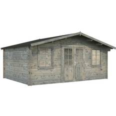 Palmako Stuga Klara 17,0 m2 impregnerad (Byggnadsarea )