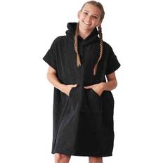 Negro Toallas de bebé Towel City Childrens/Kids Hooded Towel (6-9 Years) (Black)