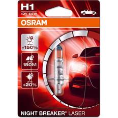 Osram Performance Bulbs H1 150% More Brightness (448) P14.5 Halogen NIGHT BREAKER LASER [64150NL-01B]