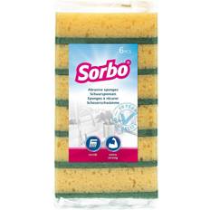 Geel Schuursponzen Sorbo Pack of 6 Heavy Quality Scouring Sponges