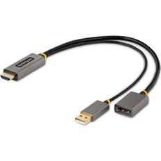 DisplayPort - HDMI Kabler StarTech 128 HDMI to DisplayPort Adapter