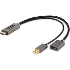 Displayport 2.0 cable StarTech Videoadapterkabel DisplayPort HDMI 30cm 0.3m