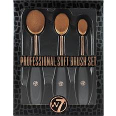 W7 Makeup Brushes W7 Cosmetics Professional 3-Piece Soft Brush Set
