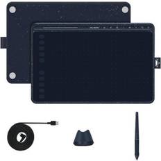 Apple OS Tegneplader Huion HS611 GREY graphic tablet 5080 lpi 258.4 x 161.5 mm USB Gray