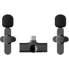 Wireless Lavalier Microphone x2 USB-C