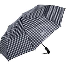 Trespass Womens Brolli Compact Umbrella (One Size) (Black Check)