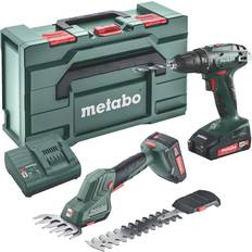Metabo Combo Set BS 18 accuboormachine en SGS 18 LTX Q buxus- en grasschaar, 18 Volt, 2X2AH Li-Ion 685186000