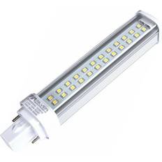 G24 pærer LED-lampe Silver Electronics PLC 612624 G24D 10W 5000K