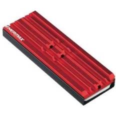 Componenti per Computer Enermax Esc001 Chipset Sottile Per Ssd M2 2280 Con 4 Pad In Silicone Rosso