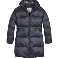 Tommy Hilfiger Long Shiny Puffer unisex Vinterjackor