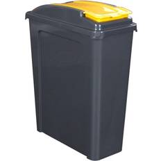 Wham Zoro Select - Lift Top Yellow Recycling Bin