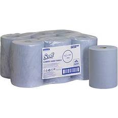 Hand Towels Scott Slimroll Hand Towels Rolled Blue 1 Ply 6658