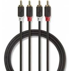 Nedis stereokabel, hane, 5m 2m