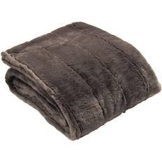 Paoletti Paoletti Empress Faux Fur Filt Grå, Beige, Brun (200x)