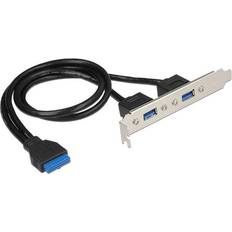 Usb panel DeLock Slot bracket USB-panel