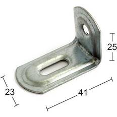 Habo møbelvinkel 25x41mm elgalv. 4stk/pk 2stk