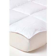Homescapes Super Microfibre Topper Matratzenschutz Weiß (200x150cm)