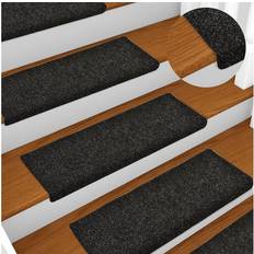 Sort Trappemåtter Be Basic Trappemåtter 10 Stk 65 x 21 x 4 cm Tuftet Sort Sort