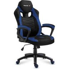 Huzaro Force 2.5 blue Chaise Gaming Fauteuil de Jeu Pivotant tissu aéré le mécanisme de basculement pour la croissance 120-150cm Bleu