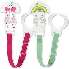Mam Dummy Clips 2 pcs Green & Blue