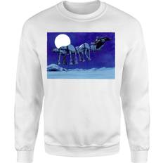 Gråa - Jultröjor Star Wars Darth Vader AT-AT Christmas Sleigh Christmas Jumper