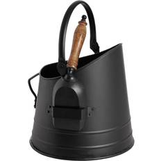 Outils de jardin Hill Interiors Coal Bucket with Teak Handle Shovel