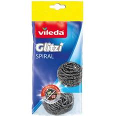 Sølv Tilbehør rengøringsudstyr Vileda steel scourer Glitzi Spiral INOX 2+1