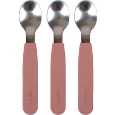 Filibabba Silicone Spoons 3-pack Rose