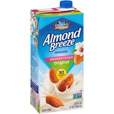 Lactose Free Dairy Products Blue Diamond Breeze Almond milk Unsweetened Original 32fl oz