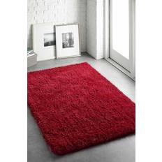 Red Carpets Origins Chicago Shaggy Rug Grey, Red