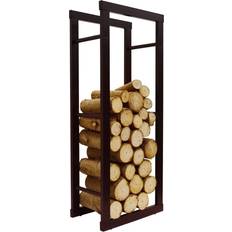 Firewood Baskets on sale Watsons on the Web IDA Metal 40cm Slimline Fireside Log Storage Rack Black