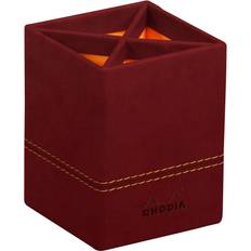 Røde Penneholdere Rhodiarama Pencil holder Burgundy 8x8x11