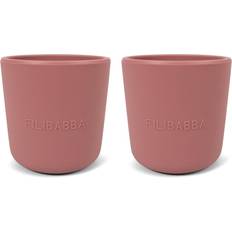 Rosa Becher Filibabba Silicone cup 2-pack Rose