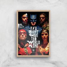 Warner Bros DC Justice League Giclee A2 Framed Art
