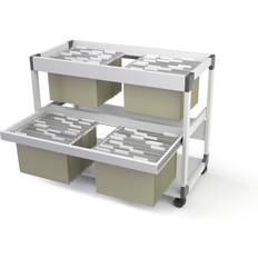 Grå Hængemappevogne Durable System File Trolley A4