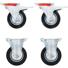 vidaXL Casters 4 pcs 100 mm