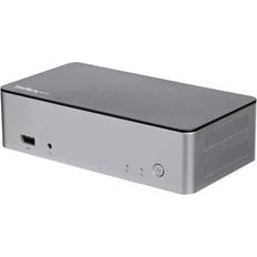 Dual bay StarTech Dual Monitor USB C Dock - 2.5" SATA Bay