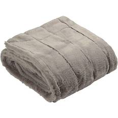 Paoletti Paoletti Empress Faux Fur Blankets Natural, Grey, Beige (200x)