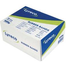 Brun Clips, Papirclips & Magneter Lyreco Gummiband nr 18 80x2mm