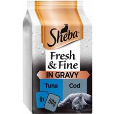 Sheba Fresh & Fine Cat Food Pouches Fish