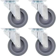 vidaXL 8 pcs Swivel Casters 75 mm