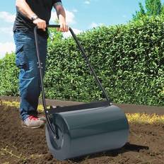 Rulli per prato vidaXL Arieggiatore Da Giardino Verde e Nero 63 cm 50 L