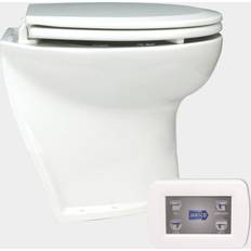 Deluxe flush toilet Jabsco 58260-1012 Deluxe Flush 14 INCH Slant Back 12V Electric Toilet w/Intake Pump